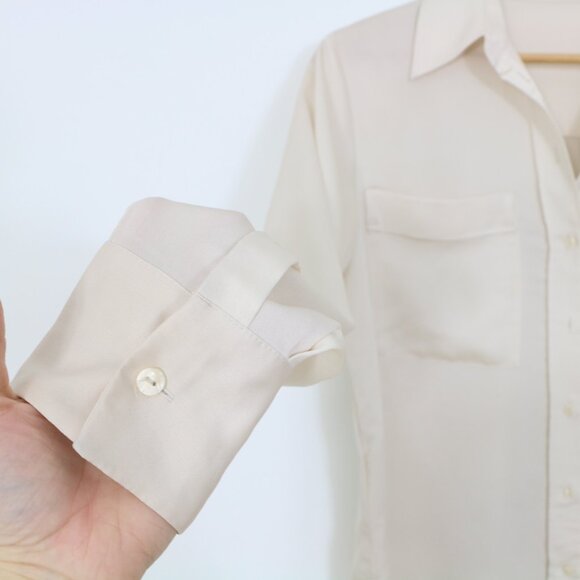 MANGO Oversized lyocell shirt - Picture 7 of 11